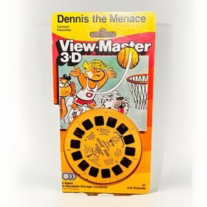 Vintage View-Master 3D Dennis The Menace 1065 3 Reels Sealed Pack 1988